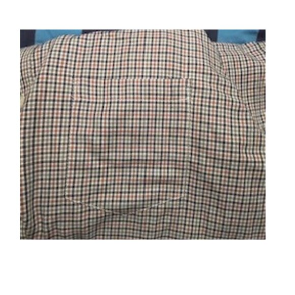 CHAPS Easy Care Men's L Plaid Button Up Long Sleeve Shirt Size Large - Picture 4 of 5